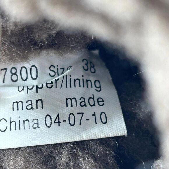 Dansko Bessie Women's Brown Burnished Leather Boot US 7.5 Shearling Pull-On Shoe - Picture 13 of 13